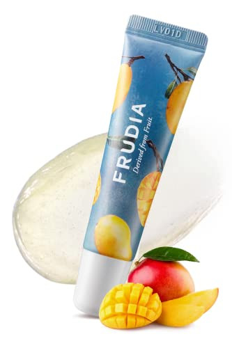 FRUDIA Mango Honey Lip Mask for Dry Cracked Lips  Tinted Moisturizing Balm for Women, Overnight Lip Plumper & Hydrating Treatment, 0.33Oz Korean Bea