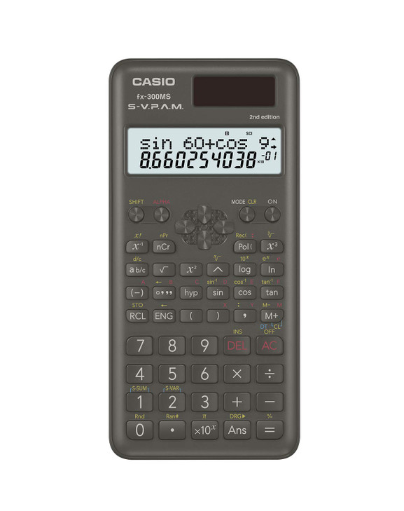 Casio fx-300MS Plus 2nd Edition  Standard Scientific Calculator with 2-Line Display | 10-Digit LCD, Trig, Stats, Fractions | Ideal for High School A