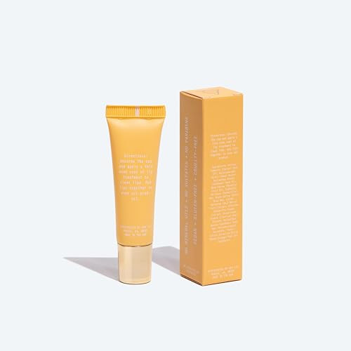 Koa Life Vitamin C Lip Treatment - Nourishing, Hydrating Lip Balm with Exfoliating Peptide Micro Beads, Anti-Aging, Repairs & Protects From Sun Damag