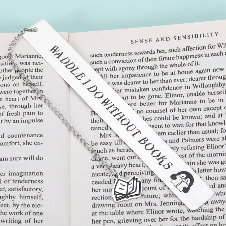Christmas Bookmark-Booktok Gifts for Nerd Stocking Stuffers for Women Men Booktok Accessories for Book Lover Booktok Merch for Friends White Elephant