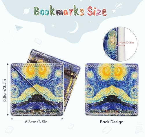 Personalized Leather Bookmarks, Magnetic Corner Bookmarks Book Mark Page Magnetic Markers with Magnetic Buckle for Book Lovers Kids Women Students Te