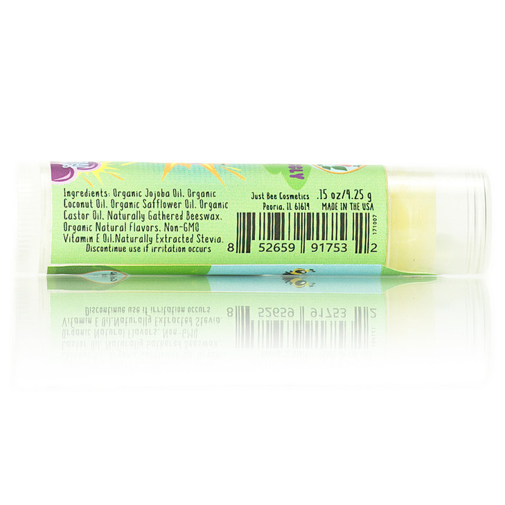 Lappy Lips Organic 100% Natural, Lip Balm Chap stick for Kids, Toddlers (6 flavors) - Organic Essential Oil - for Dry Chapped Lips to Restore and Hea