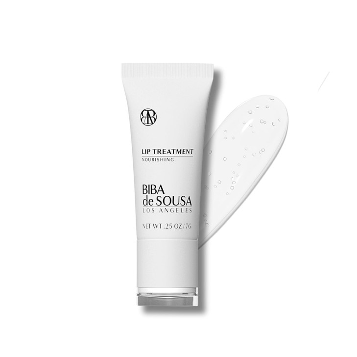 Biba De Sousa The Lip Treatment- Moisturizing Lip Balm with Peptides, Amino Acids & Squalane, Fast Acting Nourishing Balm for Dry, Chapped Lips, Clea