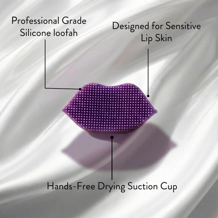 Nurse Jamie NuLipsRX Lip Treatment System  Exfoliating Silicone Brush & Hydrating Balm with Hyaluronic Acid