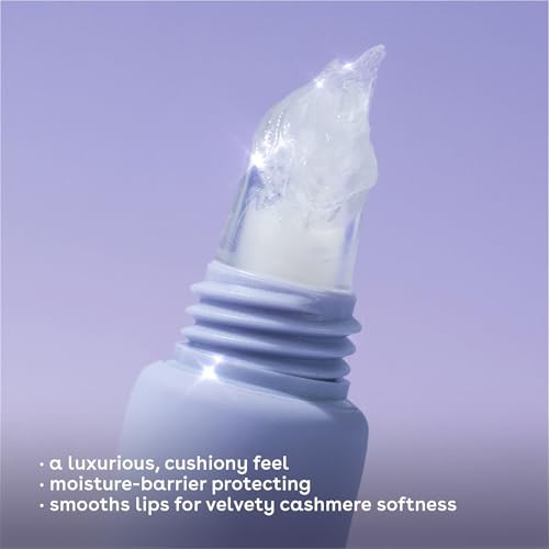 eos Cashmere Lip Butter - Vanilla Cashmere, Plumping Peptides, Smoothing, eos Lip Butter, Shea Butter, Lip Mask, Lip Moisturizer, Soft Lips, 0.35 fl