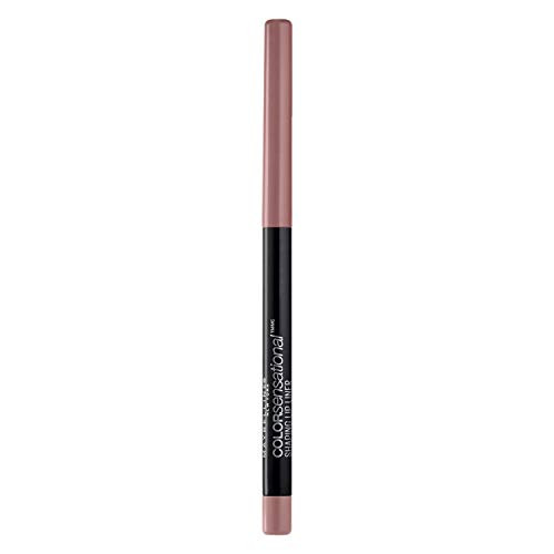 Maybelline Color Sensational Shaping Lip Liner with Self-Sharpening Tip, Dusty Rose, 1 Count