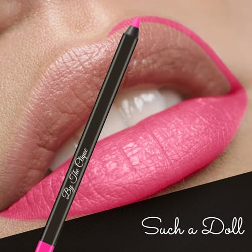 By The Clique Premium Long Lasting Matte Pink Lip Liner Pencil |Such a Doll Pink Ultra Wear Lip Liner