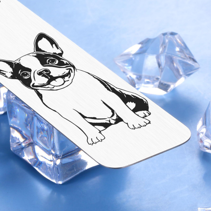 Boston Terrier Gifts for Women Men Dog Bookmarks Funny Book Marks for Reading Women Men Gifts for Boston Terrier Lovers Dog Lovers Dog Valentines Boo