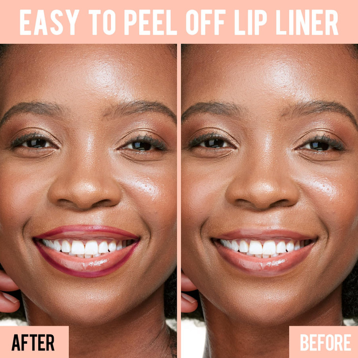 iMethod Lip Stain - Lip Liner Stain, Peel Off Lip Stain with Tweezer, Natural Long Lasting Lip Stain Peel Off, Waterproof, Easy to Use, Stay On All D