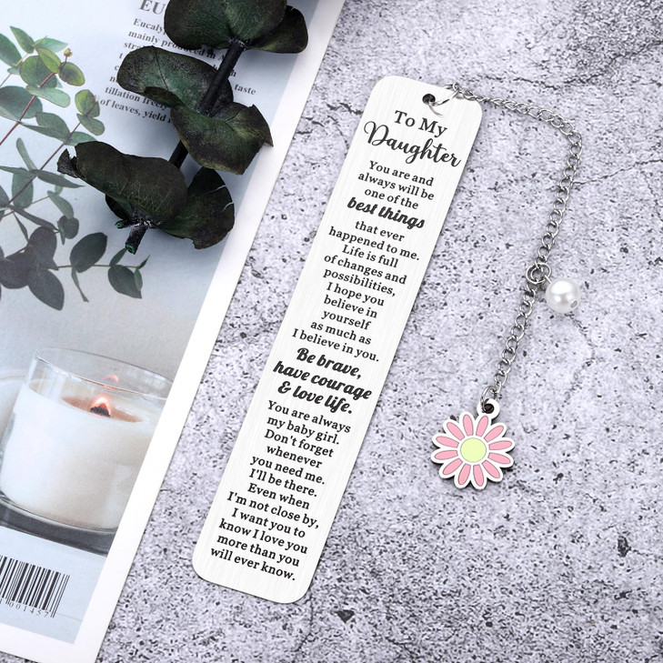 Christmas Stocking Stuffers for Girls 16-18 Daughter Gifts from Mom Dad Daughter Bookmarks Back to School Supplies First Day of School Birthday Gift