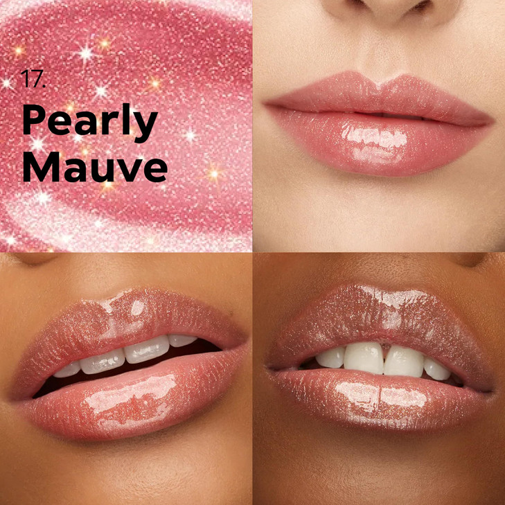 Kiko Milano 3D Hydra Lip Gloss  High Shine, Hydrating, Plumping, Non-Sticky, Moisturizing Lip Makeup  17 Pearly Mauve  6.5ml