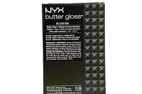 NYX Butter Lip Gloss Set 3 (Creme Brulee, Angel Food Cake and Ginger Snap)
