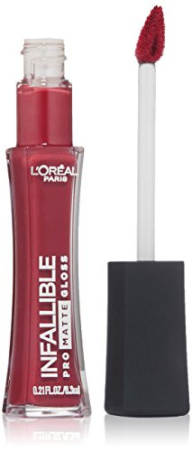 LOréal Paris Infallible Lip Pro Matte Gloss, Rouge Envy, 0.21 fl. oz.
