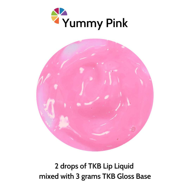 TKB Lip Liquid Color | Liquid Lip Color for TKB Gloss Base, DIY Lip Gloss, Pigmented Lip Gloss and Lipstick Colorant, Made in USA (1floz (30ml), Yumm