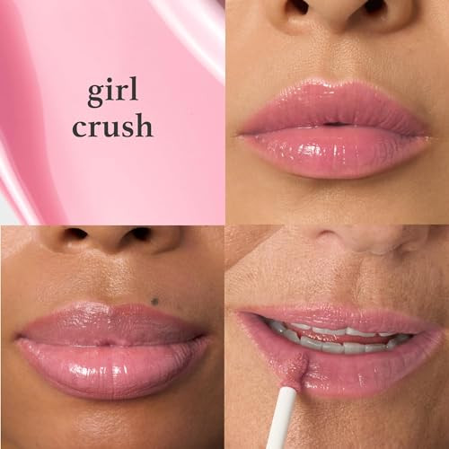Julep So Plush Hydrating Lip Gloss  High-Shine, Non-Sticky Lip Color - Vitamin E for Soothing & Repair  Cruelty-Free, Moisturizing Gloss  Girl Cru