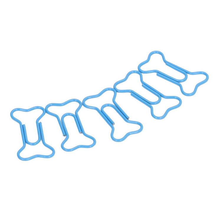 50Pcs Creative Plane Paper Clips, Cute Dog Bone Shape Paper Clips Bookmark for Bookmark Notebook Office Supplies Dog