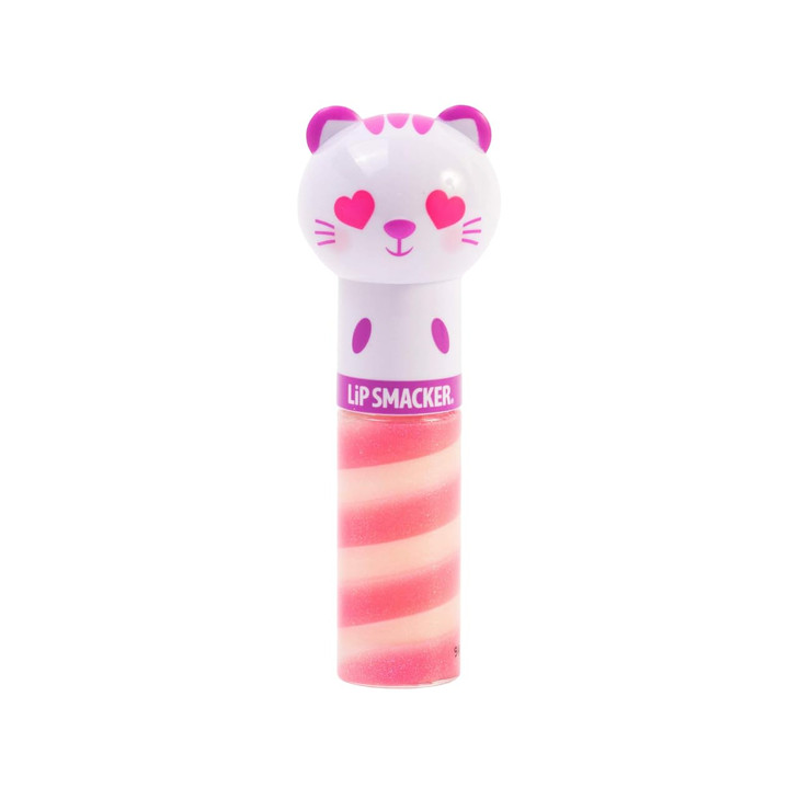 Lip Smacker Lippy Pals Kitty Kitten, Flavored Moisturizing & Smoothing Soft Shine Lip Balm, Hydrating & Protecting Fun Tasty Glossy Finish, Cruelty-F