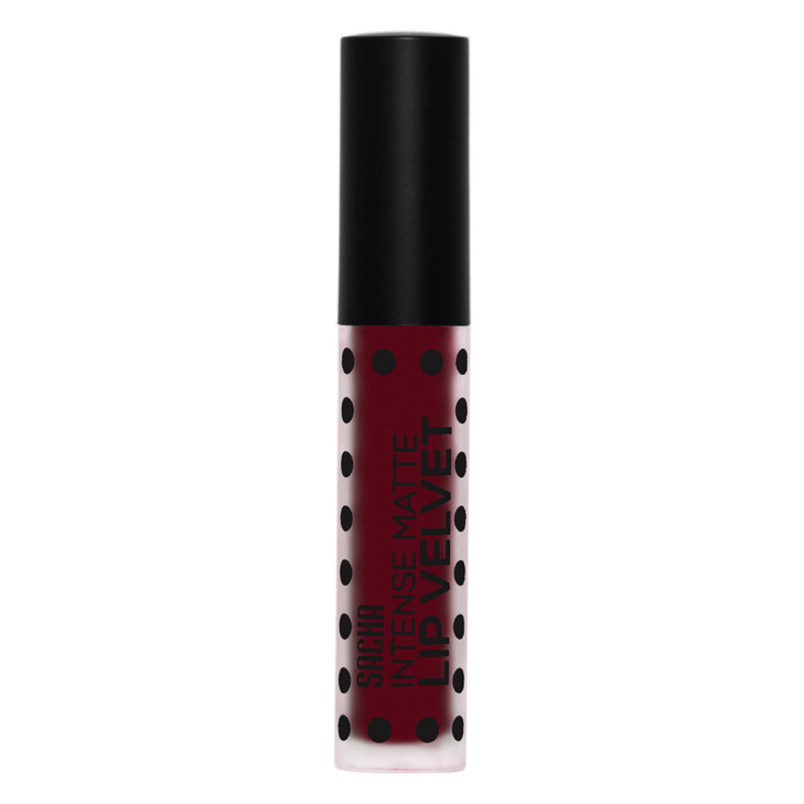 Sacha Cosmetics Intense Matte Lip Velvet Liquid Lipstick, Long-Lasting Velvet Matte Finish, 0.2 fl.oz Are You Red-dy?