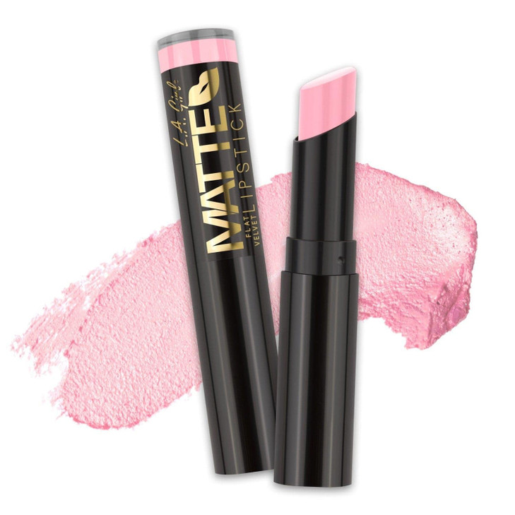L.A. Girl Matte Flat Velvet Lipstick, Carried Away GLC802