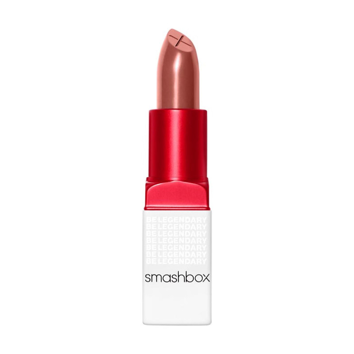 Smashbox Be Legendary Prime & Plush Lipstick | Creamy, Peptide-Infused, Lipstick with Primer for Smooth Color & Moisture Boosting Ceramides, 0.11 Oun