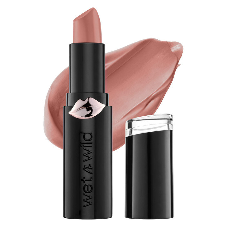 wet n wild Mega Last Matte Lip Color, Semi Matte Hyaluronic Acid Infused, Long Lasting Full Coverage for a Nourishing Pout, Cruelty-Free & Vegan - Ba