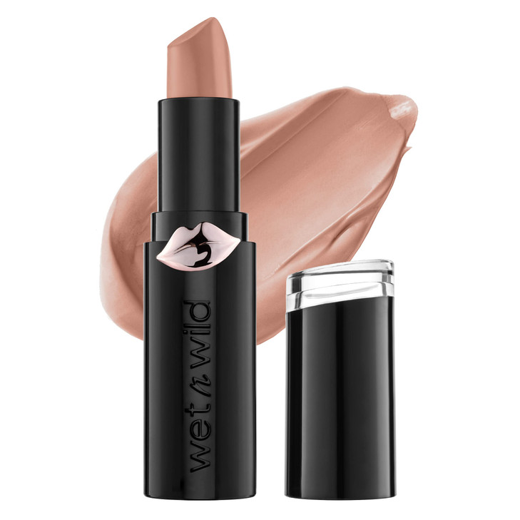 wet n wild Mega Last Matte Lip Color, Semi Matte Hyaluronic Acid Infused, Long Lasting Full Coverage for a Nourishing Pout, Cruelty-Free & Vegan - Ne