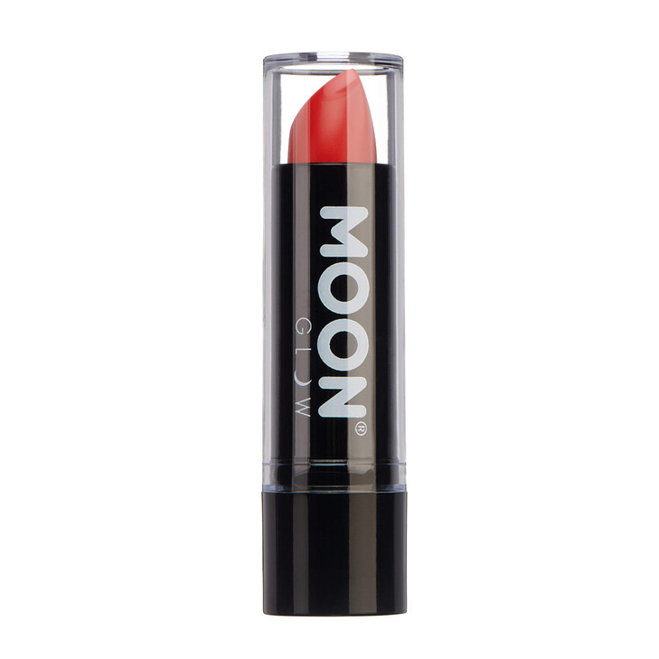 Moon Glow - Blacklight Neon UV Lipstick 0.16oz - Intense Red  Glows brightly under Blacklights/UV Lighting!