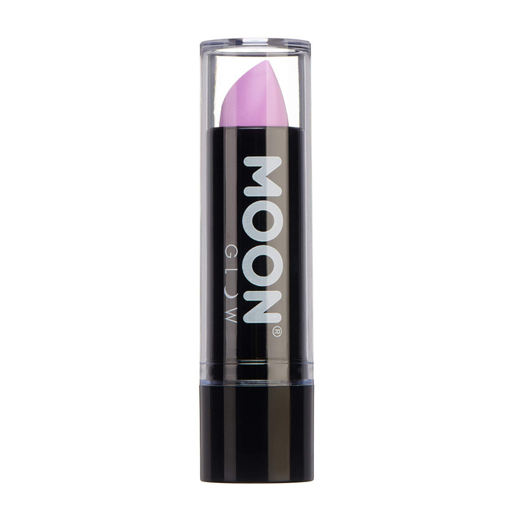 Moon Glow - Blacklight Neon UV Lipstick 0.16oz - Pastel Lilac  Glows brightly under Blacklights/UV Lighting!
