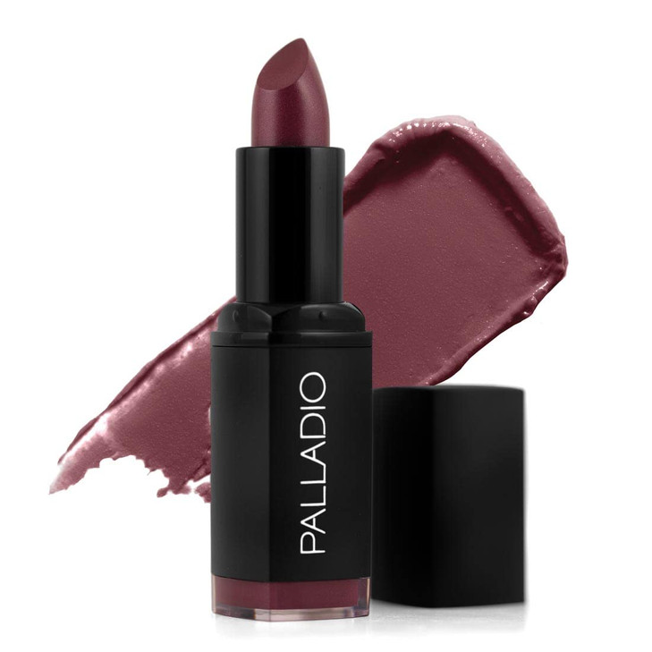 Palladio Herbal Matte Lipstick, Creamy and Full Coverage Long Lasting Matte Lipstick, Velvet Wine