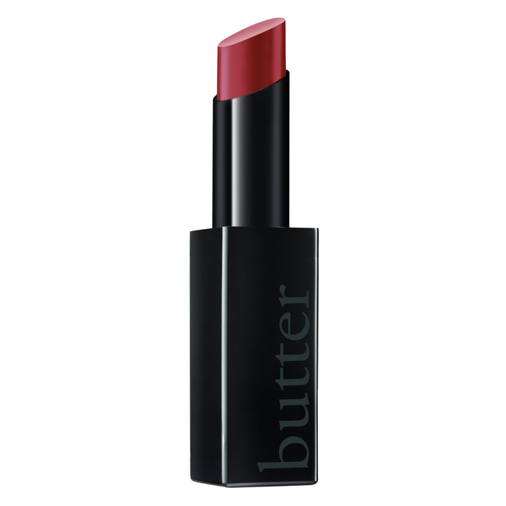 butter LONDON Plush Rush Satin Matte Lipstick, Strong