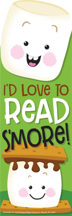 Eureka Marshmallow Scented Bookmarks, Pack of 24