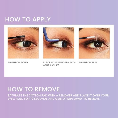 KISS Falscara DIY Eyelash Extension Remover with Natural Rosewater  Gentle Soothing Nourishing Eye Cleanser for Removal of Artificial False Syntheti