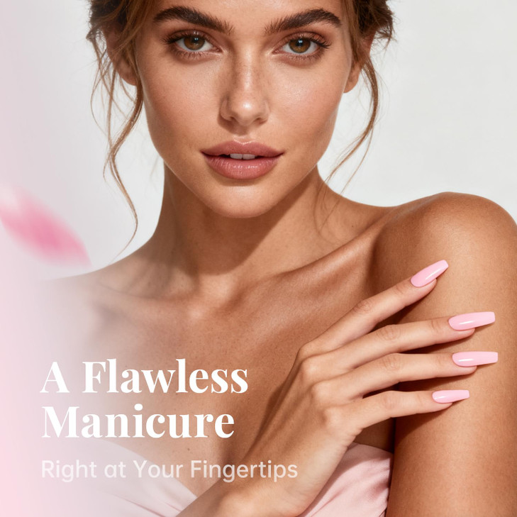 krofaue 500PCS Clear False Nails Tips - Half Cover Lady French Style Acrylic Artificial Tip Manicure with Box of 10 Sizes for Nail Tips Art Salons an