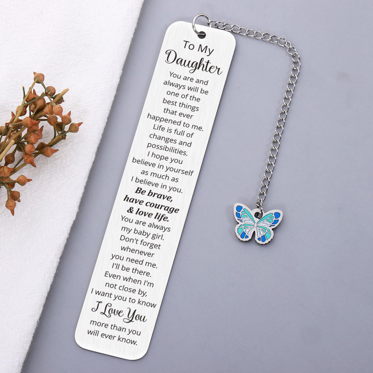 Valentine Gifts for Teen Girls Bookmarks for Daughter from Mom Dad Top 2026 Gift Ideas for Girls Book Lover Teen Girl Gift Trendy Stuff Bookmarks for