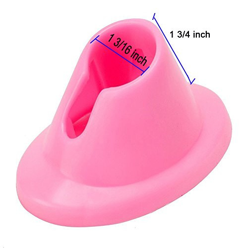 yueton 4pcs Soft Rubber Nail Polish Bottle Holder Nail Art Manicure Tools Nail Polish Holder Stands for 30mm Nail Bottle