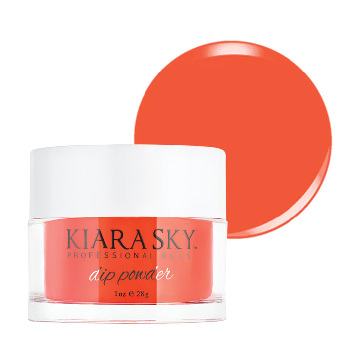 Kiara Sky Dip Powder Coral Tones 1 oz, Peach-A-Roo