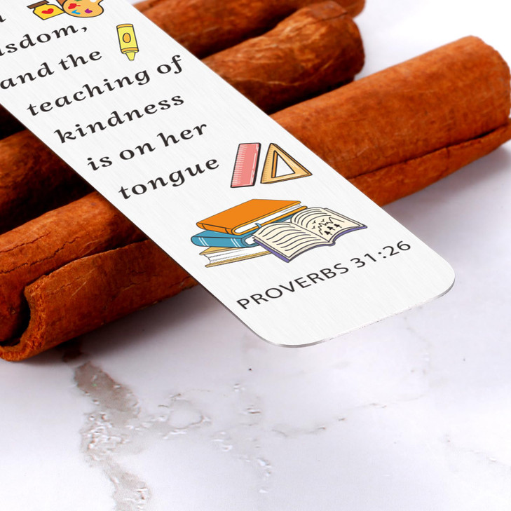 Valentines Gifts Basket Stuffers for Teacher Supplies for Classroom Christian Bookmark for Women Teacher Appreciation Gifts in Bulk for Special Educa