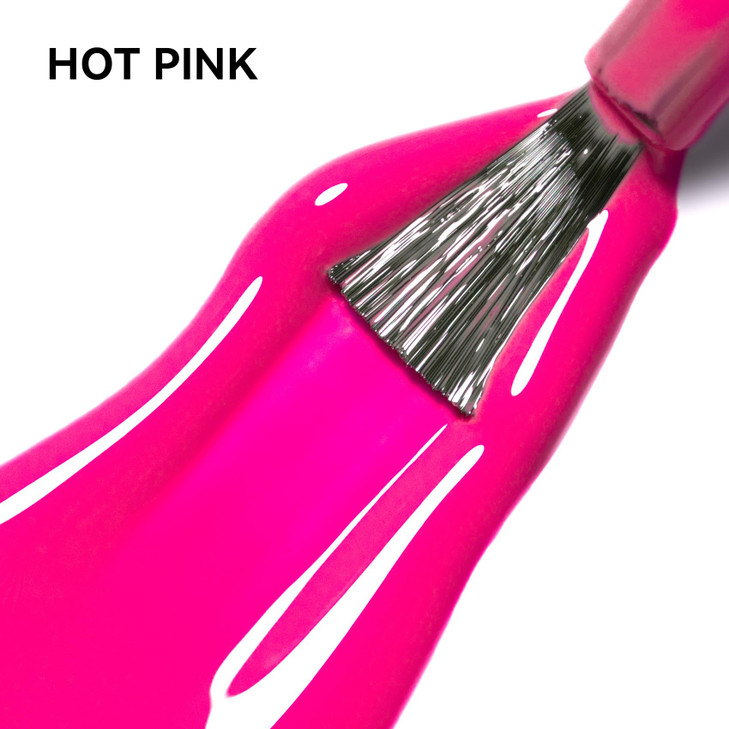 MAYCHAO 15ML Hot Pink Gel Nail Polish 1Pc Bright Pink Gel Polish Soak Off UV LED Nail Varnish Nail Art Starter Manicure Salon DIY at Home, 0.5 OZ