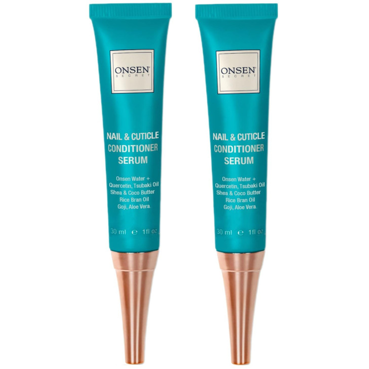 Onsen Nail & Cuticle Cream Treatment w/Japanese Tsubaki, Jojoba & Lavender Oil, Shea Butter  Strengthens Nails, Softens Cuticles - Daily Repair Care