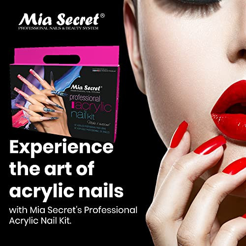 Mia Secret Professional Acrylic Nail Kit/Set For Beginner - Nail kit with everything - Kit de uñas acrilicas completo mia secret - Kit para uñas de a