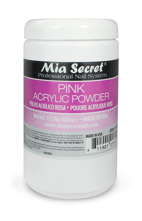 Mia Secret pink Acrylic Powder 1.5 lbs - Made in USA