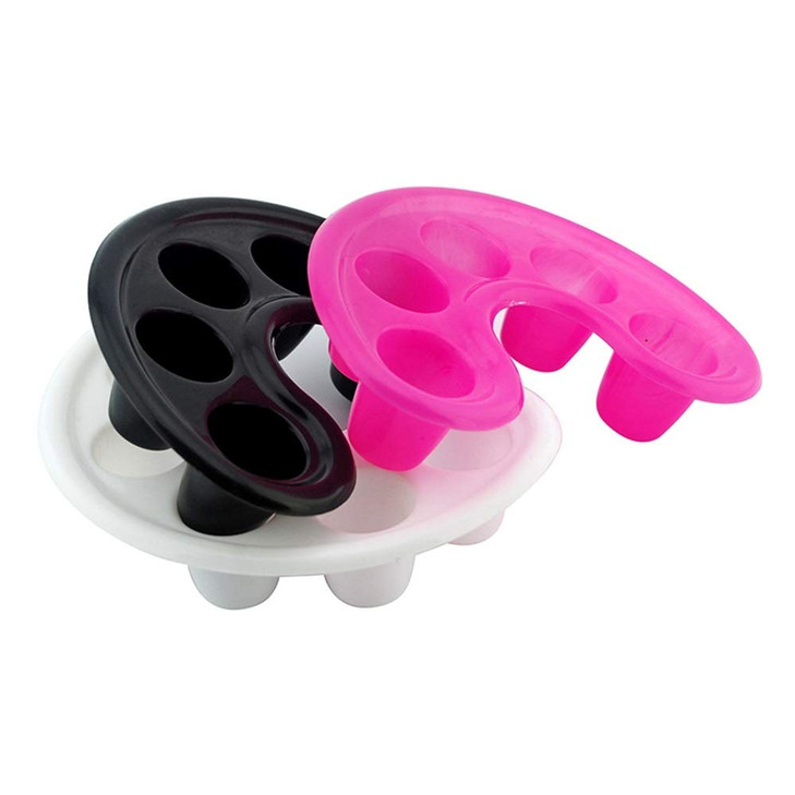 Rolabling 3pcs Pink/White/Black Manicure Bowl Nail Polish Remove Soaker Bowl Acrylic Nail Treatment Remover Finger Bowl (set-1)