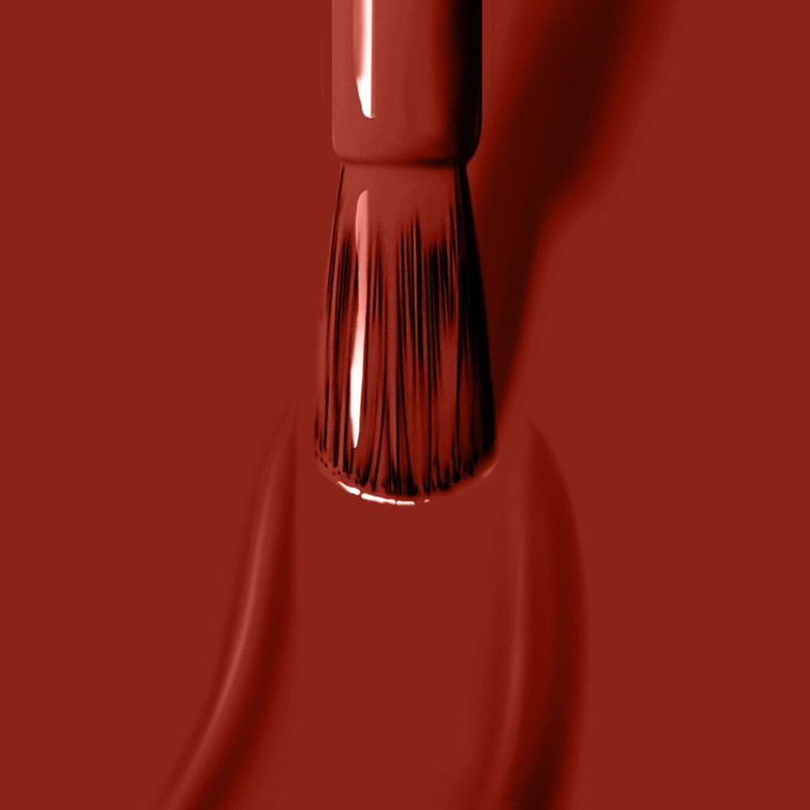 LONDONTOWN lakur Nail Polish - Chip-Resistant, Non-Toxic, Conditions & Hydrates Nails | Glossy Rich Red-Brown, Woodstock, .40 fl oz