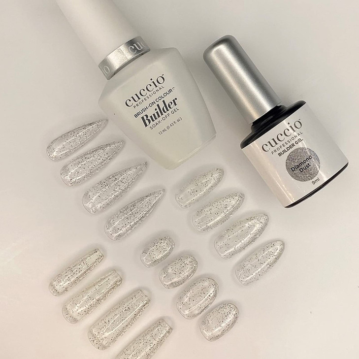 Cuccio Pro Brush-On Colour Builder Soak Off Gel - LED and UV Self-Leveling Lightweight Formula - Camouflages Re-Growth and Corrects Uneven Nail Beds