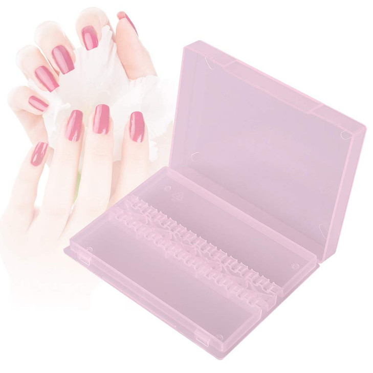 Semme Nail Bit Case,Nail Drill Box,Portable 14 Holes Nail Drill Display Box Nail Art Polishing Grinding Drill Bit Holder Storage Box()