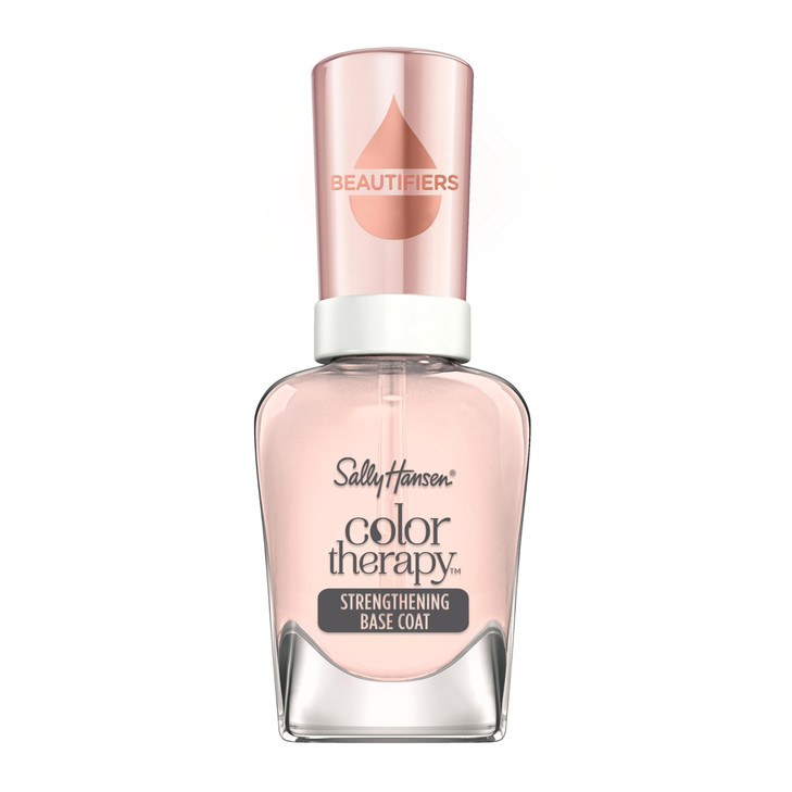 Sally Hansen Nail Treatment Color Therapy Base Coat | Infused with Argan Oil | Long Lasting, Healthy Nails, Strengthening & Nourishing