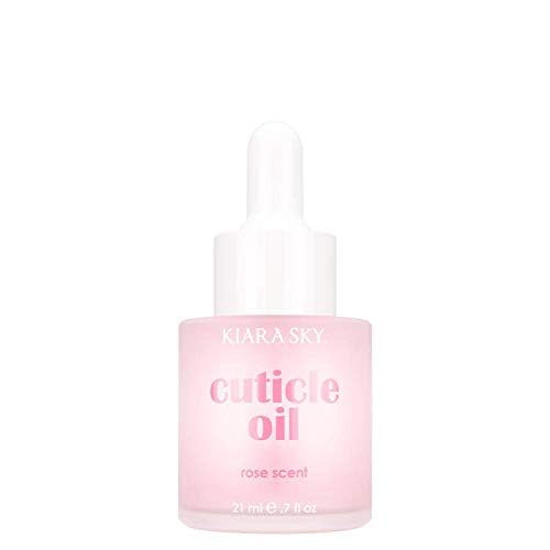 KIARA SKY Cuticle Oil - Hydrating, Nourishing & Moisturizing, Repair for Weak Damaged Nails 0.7 fl oz - Rose Scent