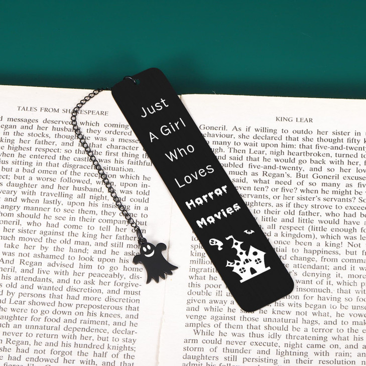 Valentines Gifts for Her Galentines Day Gifts for Women Friends Palentines Day Ghosted Bookmarks for Women Gothic Spooky Scream Gift for Girlfriend W