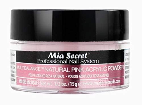 Mia Secret Acrylic Nail Powder - 1/2 oz. Multibalance Natural Pink
