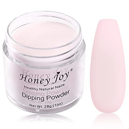 28g/Box Fine Dipping Powder French Manicure Clear Foundation,Pink, White Dip Powder Nails Starter Kit,Clear Natural Pink